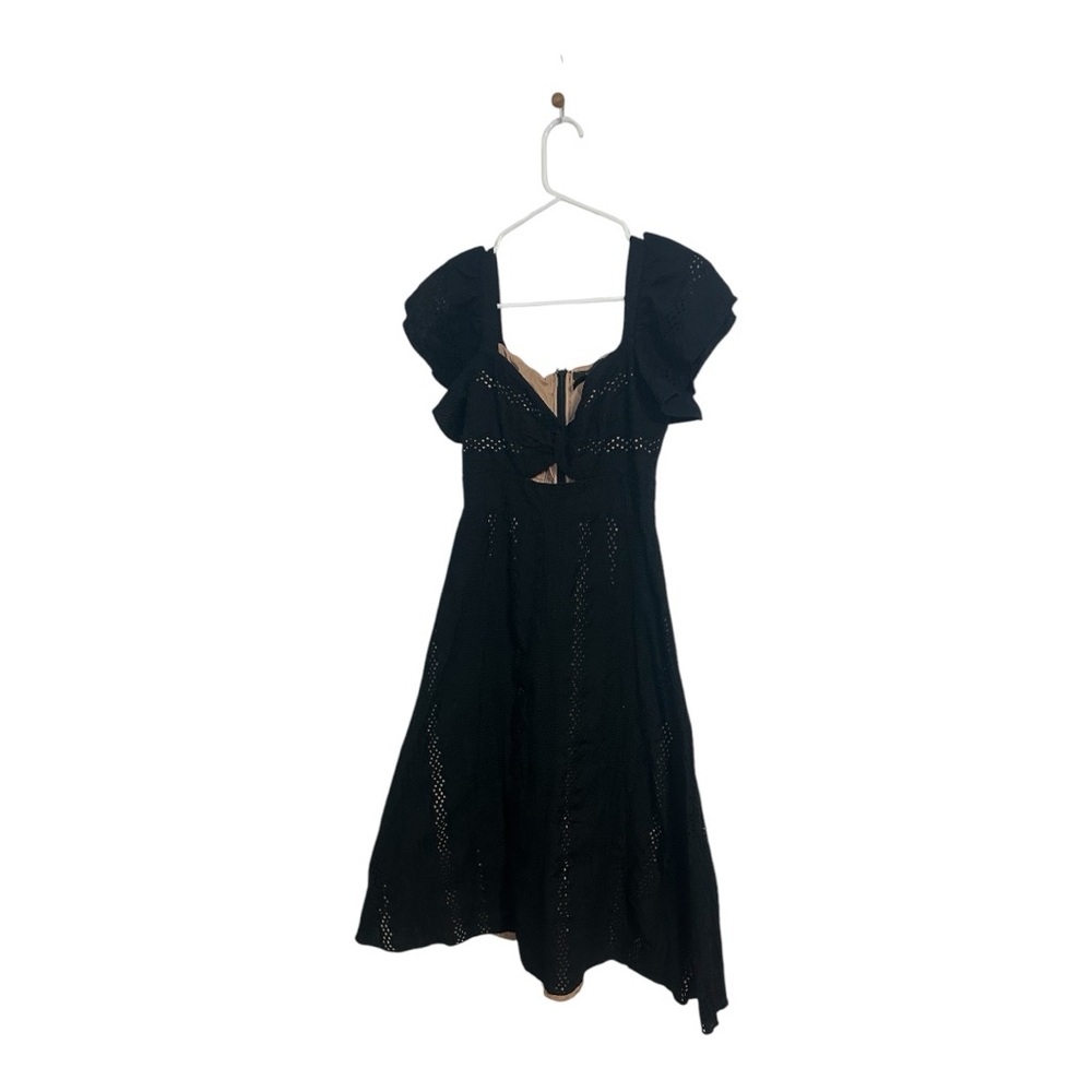 Women’s BCBGMaxAzria Black Eyelet Dress Size 02